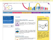 Tablet Screenshot of cdg33.fr